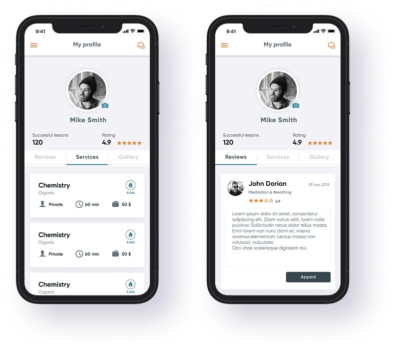 Mobile App for Tutors Portal